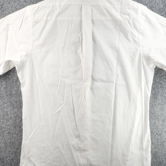 Brooks Brothers 16 34/35 Non-Iron All Cotton Point Slim White Long Sleeve Preppy - Picture 16 of 16
